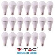 V-tac - 20 ampoules led E27 ampoule 9W lumière naturelle