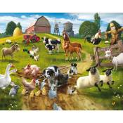 Walltastic - Papier peint enfant animaux de la ferme