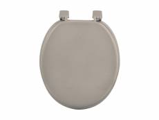 Abattant wc taupe