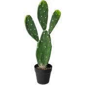 Atmosphera - Cactus artificiel H60cm créateur d'intérieur - Noir