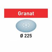 Festool Abrasifs Granat FESTOOL pour ponceuse Planex - Grain 240 D.225/128 - Boîte de 25 - 205663