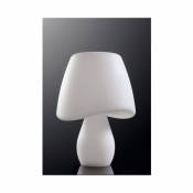 Lampe de Table Cool 2 Ampoules E27 In Line Switch Indoor, blanc opal - Blanc