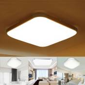 Merkmak - Led Lampe Plafonnier Carre-Materiau Acrylique-Simple-Blanc-12W
