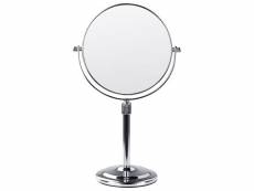 Miroir de maquillage ø 20 cm argenté aveyron 368221