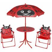 Nova - Garden Bistro Set pour les enfants avec parapluie