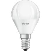 OSRAM LED BASE Classic P40, ampoules LED à filament dépoli en verre pour culot E14, forme bougie, blanc froid (4000K), 470 lumens, remplace les