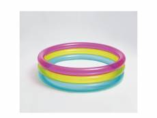 Piscinette pataugeoire gonflable rainbow - diam. 86 x h. 25 cm
