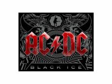 "plaque acdc black ice 41x32 cm tole du groupe de hard rock"