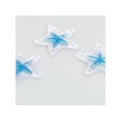 Sticker figurine antidérapant de douche ou baignoire pvc asterie x5pcs Bleu Clair Spirella Bleu