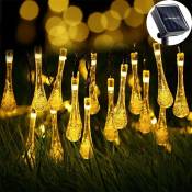 Sunxury - Solar String Lights, 1 Pack Outdoor Solar String Lights 8 Modes Solar String Lights Fairy Guand Lumière (Size : 6.5M 50pcs led)