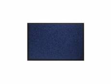 Tapis d?entrée twister - bleu cobalt - 40x60 cm -