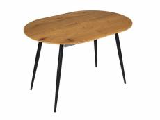Tenso - table allongeable plateau aspect bois