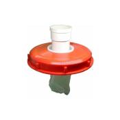Ugreat - Filtre de couvercle ibc lavable en nylon avec couvercle pour réservoir d'eau de pluie ibc 1000 l dn 75 Feutre aiguilleté Rouge 245 mm,AAFGVC