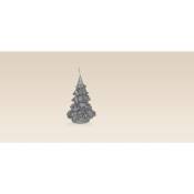 Bougie Noel Decoration Sapin Argent - Bougie Sapin
