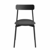 Chaise empilable Fromme / Aluminium - Petite Friture noir en métal