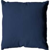 Enjoy Home - Coussin déhoussable 40 x 40 cm lola 100% coton coloris bleu marine
