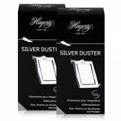 Hagerty Silver Duster Lot de 2 chiffons en coton pour