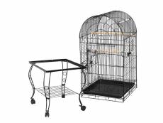 Hombuy® grande cage oiseaux avec toit ouvrable volière