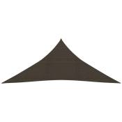Inlife - Voile d'ombrage 160 g/m² Marron 4x4x4 m pehd