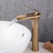 Kroos ® - Robinet pour vasque antique laiton finition bronze