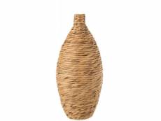 Paris prix - vase long design "jacinthe d'eau" 58cm naturel