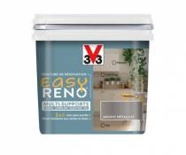 Peinture de rénovation multi-supports V33 Easy Reno argent métallisé 0 75L