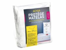 Protège matelas 80x190 cm achua - molleton 100% coton