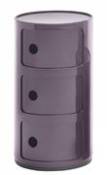 Rangement Componibili / 3 tiroirs - H 58 cm - Kartell violet en plastique