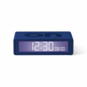 Réveil LCD Flip + Travel / Mini réveil réversible de voyage - Lexon bleu en plastique