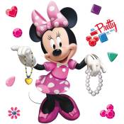 Sticker mural Minnie Mouse - 30 x 30 cm de Disney -