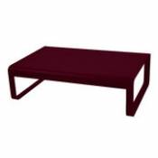 Table basse Bellevie / Aluminium - 103 x 75 cm - Fermob rouge en métal