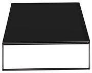 Table basse Trays carré - 80 x 80 cm - Kartell noir en plastique