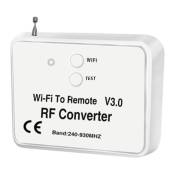 Télécommande Universelle Sans Fil Wifi Vers Rf Convertisseur Téléphone à la Place de la Télécommande 240-930Mhz pour Intelligente