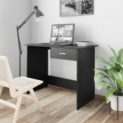 Vidaxl - Bureau avec un tiroir mobile pc mobile différentes couleurs Couleur : Noir