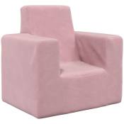 Vidaxl - Canapé pour enfants Rose Peluche douce Pink