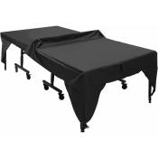 Xinuy - Tennis De Table Couverture De Table pour Intérieur Et Extérieur Noir 280x153x73cm