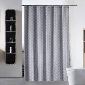 1pc rideau de douche motif géométrique simple et joli– rideau de baignoire imperméable beau - rideau de bain facile d'entretien - 180180cm