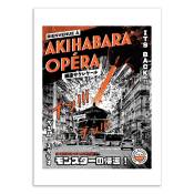 Affiche 50x70 cm - Tokyo-Paris Opéra - Paiheme studio