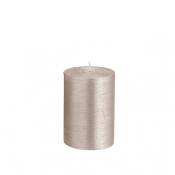 Bougie cylindrique beige H10