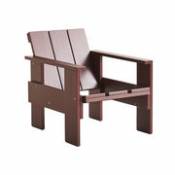 Chaise lounge Crate / Gerrit Rietveld - Bois - Hay rouge en bois