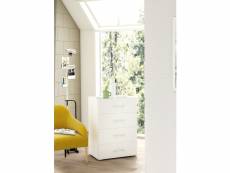 Commode moderne avec 4 tiroirs, 100% made in italy,