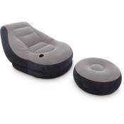 Ensemble fauteuil + pouf gonflables Ultra Lounge -