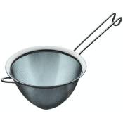 Kitchencraft - Passoire en forme de cône of avec mailles pour tamiser les purées et les bouillons, acier inoxydable, 18 cm - Argent