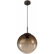 Lampe pendule suspendue en verre lampe design plafonnier