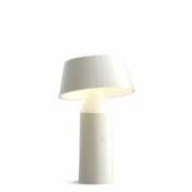 Lampe sans fil Bicoca - Marset blanc en plastique