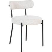 Lisa Design - Ivanec - lot de deux chaises - en tissu