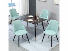 Lot de 4 chaises salle à manger scandinave fauteuils de salon cuisine bureau