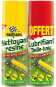 Lot nettoyant anti résine Bardhal 200ml + lubrifiant