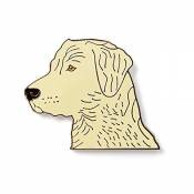 Metal Enamel Pin Badge Brooch Dog Labrador Retriever