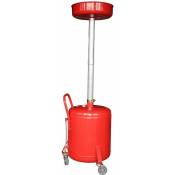 NEOLD-02 Récupérateur d'huile de vidange 50 litres - Rouge - Varan Motors